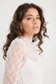 Among The Brave Giving Lace LS Top