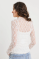 Among The Brave Giving Lace LS Top