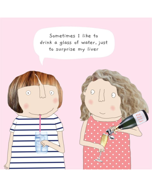 Rosie Made A Thing Surprise Liver Humour Card
