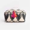 Live Wires Mono Linked Hearts - Wash Bag