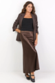 Stories Be Told Prodigy Satin Bias Cut Maxi Skirt