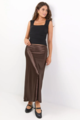 Stories Be Told Prodigy Satin Bias Cut Maxi Skirt