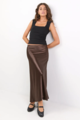 Stories Be Told Prodigy Satin Bias Cut Maxi Skirt