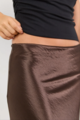 Stories Be Told Prodigy Satin Bias Cut Maxi Skirt