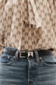 Karen Walker Monogram Keeper Belt