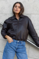 Stories Be Told Troupe PU Leather Jacket