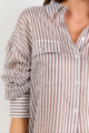 Stories Be Told Preppy Stripe Procket Front Shirt