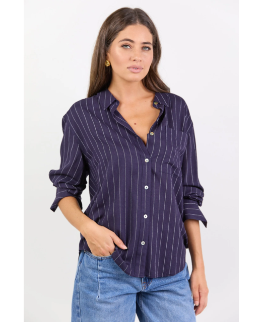 Re:Union Exalted Navy Oversized Shirt