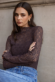 Among The Brave Giving Lace LS Top