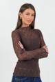 Among The Brave Giving Lace LS Top