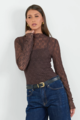 Among The Brave Giving Lace LS Top