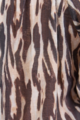 By Rosa Woodland Black Zebra Flounce L/S Top