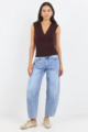 Among The Brave Graduate Barrel Jeans