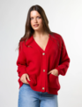 Stella + Gemma Bentley Cardigan - Rouge