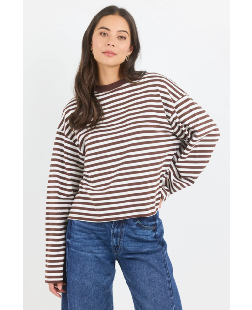 Stories Be Told Unite Stripe LS Tee
