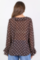 Among The Brave Bohemian Frill Front Blouse