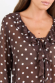 Among The Brave Bohemian Frill Front Blouse