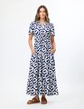Stella + Gemma Vittoria Dress - Indigo Geo