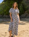 Stella + Gemma Vittoria Dress - Indigo Geo