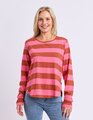Elm Spritz Stripe LS Tee