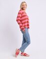 Elm Spritz Stripe LS Tee