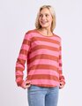 Elm Spritz Stripe LS Tee