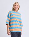 Elm Mazie Block Stripe Sweat