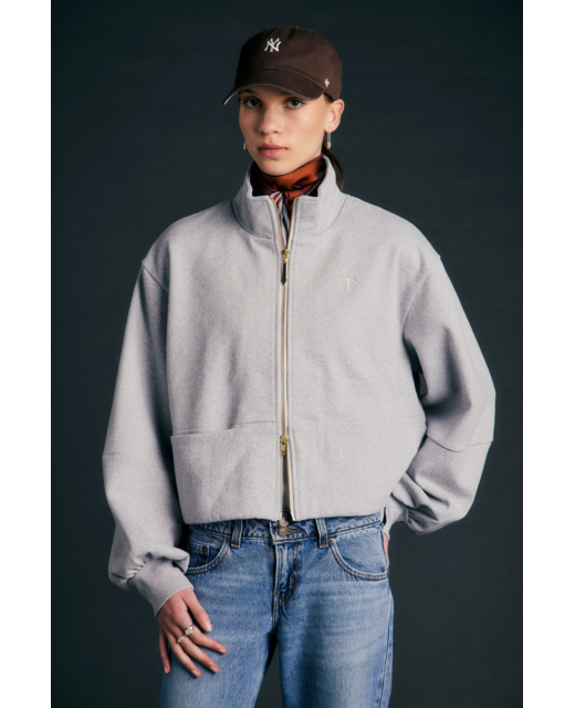 Karen Walker Runaway Zip Front Sweatshirt