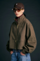 Karen Walker Runaway Zip Front Sweatshirt