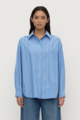 Assembly Label Marcia Stripe Stand Collar Shirt