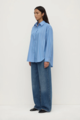 Assembly Label Marcia Stripe Stand Collar Shirt