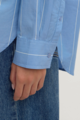 Assembly Label Marcia Stripe Stand Collar Shirt