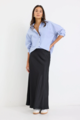 Stories Be Told Prodigy Satin Bias Cut Maxi Skirt