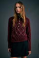 Karen Walker Society Argyle Polo