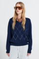 Karen Walker Club Argyle Sweater