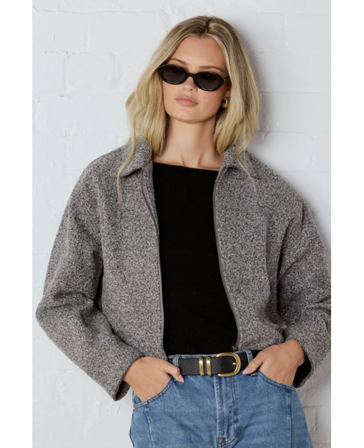 F&F Among The Brave Dune Boucle Jacket