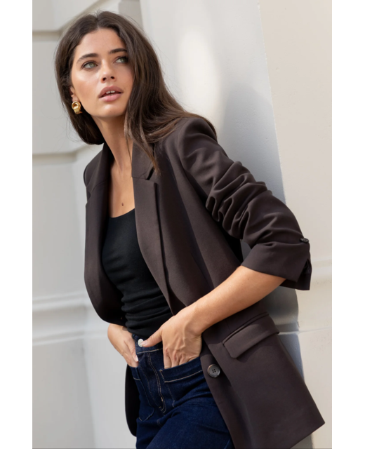 F&F Among The Brave Diploma Vent Sleeve Blazer