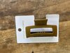 Rectangle Hair Claw Caramel Transparent