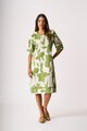 Foil Wave Along Dress