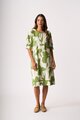 Foil Wave Along Dress