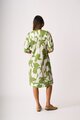 Foil Wave Along Dress