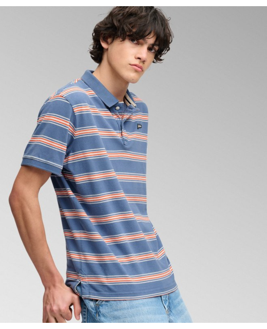 Superdry Vintage Sripe Jersey Polo Shirt