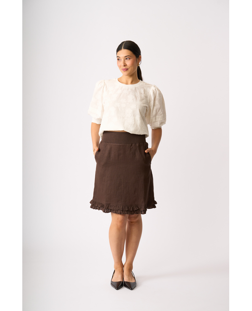 OH3 Rib & Pleat Top