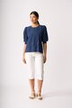 OH3 Rib & Pleat Top