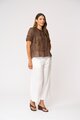 Foil Frill Of It Blouse