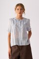 Foil Frill Of It Blouse