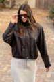 F&F Stories Be Told Ensemble Faux Leather Jacket