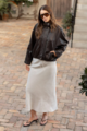 F&F Stories Be Told Ensemble Faux Leather Jacket