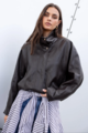 F&F Stories Be Told Ensemble Faux Leather Jacket