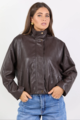 F&F Stories Be Told Ensemble Faux Leather Jacket